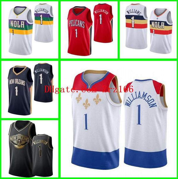 men basketball new orleans pelicans 1 zion williams white blue red 2020-21 city jersey and shorts, Black;red
men basketball new orleans pelicans 1 zion williams white blue red 2020-21 city jersey and shorts, Black;red