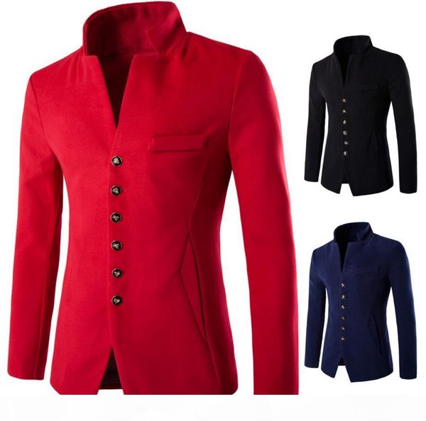 шерстяные смеси blazer blazer blazer мужчины односнабжение v-образным вырезом личности карманные карманы дизайн с длинным рукавом сплошной ц, White;black
шерстяные смеси blazer blazer blazer мужчины односнабжение v-образным вырезом личности карманные карманы дизайн с длинным рукавом сплошной ц, White;black