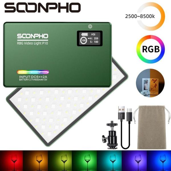 flash heads soonpho p10 8w rgb 2500k-8500k mini video led light fill built-in battery for phone camera shooting studio
flash heads soonpho p10 8w rgb 2500k-8500k mini video led light fill built-in battery for phone camera shooting studio