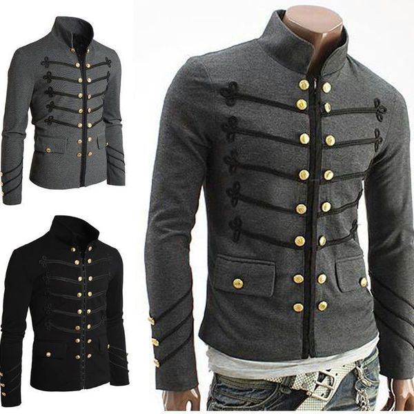 brand men stand collar embroidered buttons solid color men's jacket coat plus size s-5xl, Black;brown
brand men stand collar embroidered buttons solid color men's jacket coat plus size s-5xl, Black;brown