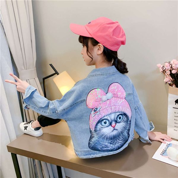 clothing autumn 2020 new coat middle school children's cute girl's jeans et fashion, Black
clothing autumn 2020 new coat middle school children's cute girl's jeans et fashion, Black