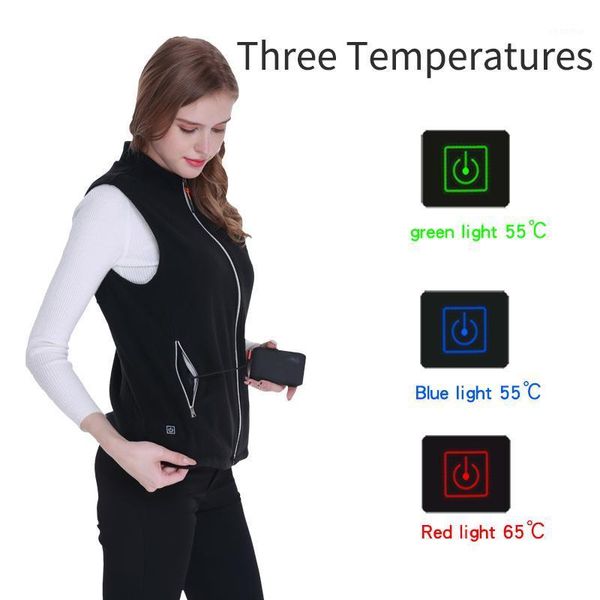 heating jacket vest fleece carbon fiber outdoor woman electric heated vest usb heating winter thermal warm jacket coat1, Black;white
heating jacket vest fleece carbon fiber outdoor woman electric heated vest usb heating winter thermal warm jacket coat1, Black;white
