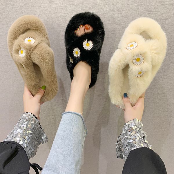flower flat shoes female slippers casual slipers women slides fur flip flops luxury massage 2020 plush floral fashion cotton y1120, Black
flower flat shoes female slippers casual slipers women slides fur flip flops luxury massage 2020 plush floral fashion cotton y1120, Black