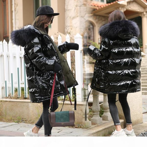 big real raccoon fur collar hooded 90% white duck down jacket women thick warm long winter coat women female puffer jacket sh190913, Black
big real raccoon fur collar hooded 90% white duck down jacket women thick warm long winter coat women female puffer jacket sh190913, Black