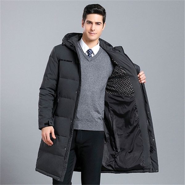 2020 new white duck down jacket men winter thick warm hooded long parka coat overcoat mens fashion duck down windbreaker solid q1217, Black
2020 new white duck down jacket men winter thick warm hooded long parka coat overcoat mens fashion duck down windbreaker solid q1217, Black