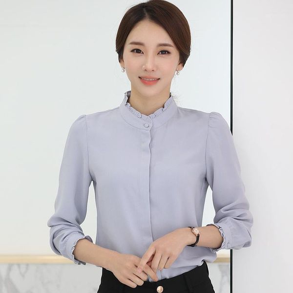 white blouse women chiffon office career shirts 2020 fashion casual long sleeve blouses femme ruffle sleeve solid color1
white blouse women chiffon office career shirts 2020 fashion casual long sleeve blouses femme ruffle sleeve solid color1