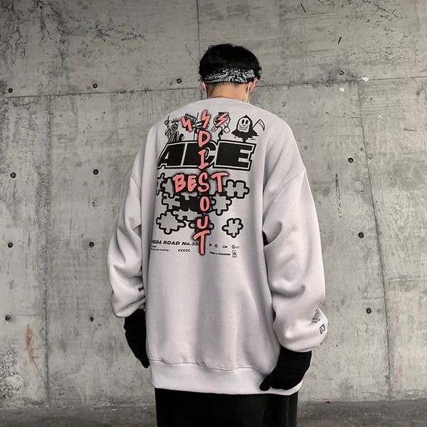 privathinker men velvet thickened printed hoodies woman korean streetwear sweatshirts 2020 winter new fashion clothing hoodie c1115, Black;white
privathinker men velvet thickened printed hoodies woman korean streetwear sweatshirts 2020 winter new fashion clothing hoodie c1115, Black;white