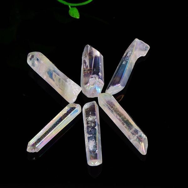 2pcs natural crystal raw crystals electroplate crafts colorful quartz collection home decor crystal point heali jllrsd, Black
2pcs natural crystal raw crystals electroplate crafts colorful quartz collection home decor crystal point heali jllrsd, Black