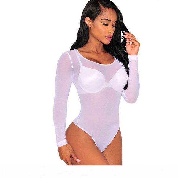 transparent mesh bodysuit women sheer see through jumpsuit rompers bodycon jumpsuit long sleeve bandage bodysuits overalls, Black;white
transparent mesh bodysuit women sheer see through jumpsuit rompers bodycon jumpsuit long sleeve bandage bodysuits overalls, Black;white