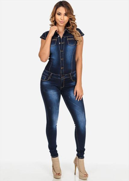 new women blue jeans jumpsuit ladies club night wear rompers women single breasted slim button zipper denim jumpsuits, Black;white
new women blue jeans jumpsuit ladies club night wear rompers women single breasted slim button zipper denim jumpsuits, Black;white