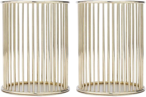 bs-mall makeup brushes organizer metal wire makeup brush pencil cup holders golden pack of 2
bs-mall makeup brushes organizer metal wire makeup brush pencil cup holders golden pack of 2
