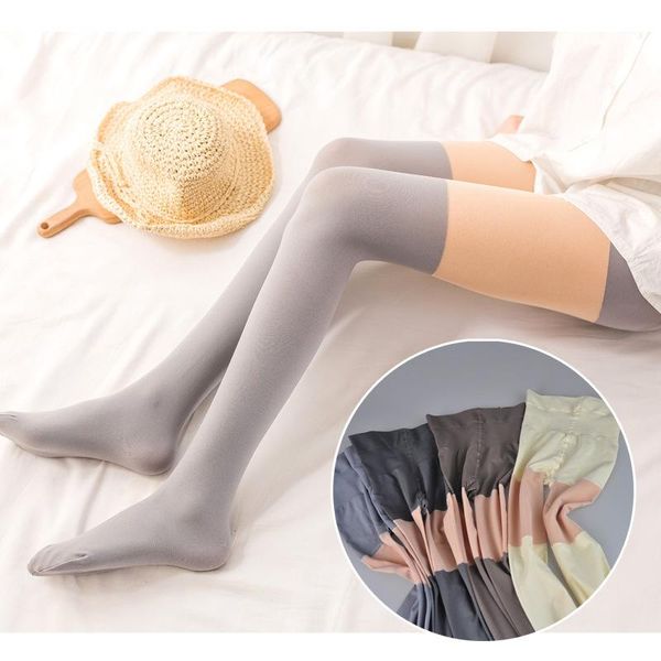 fashion color patchwork leg tights spring and autumn ladies against pilling micro-pressure false thigh pantyhose tights, Black;white
fashion color patchwork leg tights spring and autumn ladies against pilling micro-pressure false thigh pantyhose tights, Black;white