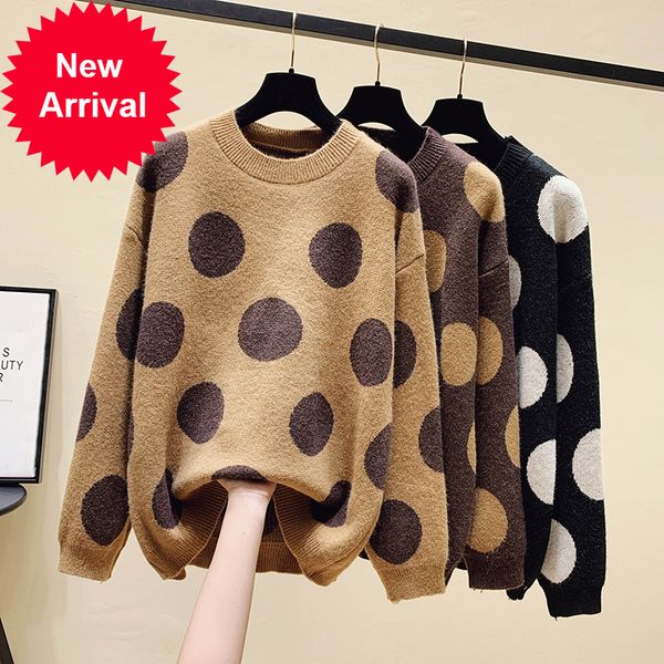autumn blouses oversize long sleeve points crochet casual pullovers released female c-223-1, White;black
autumn blouses oversize long sleeve points crochet casual pullovers released female c-223-1, White;black