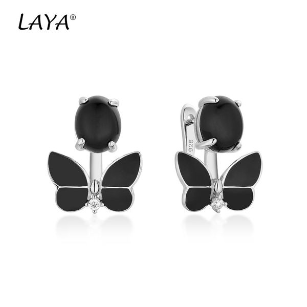 laya 925 sterling silver butterfly cilp earrings for women fashion new style created crystal glass colorful enamel party luxury jewelry gift, Golden;silver
laya 925 sterling silver butterfly cilp earrings for women fashion new style created crystal glass colorful enamel party luxury jewelry gift, Golden;silver