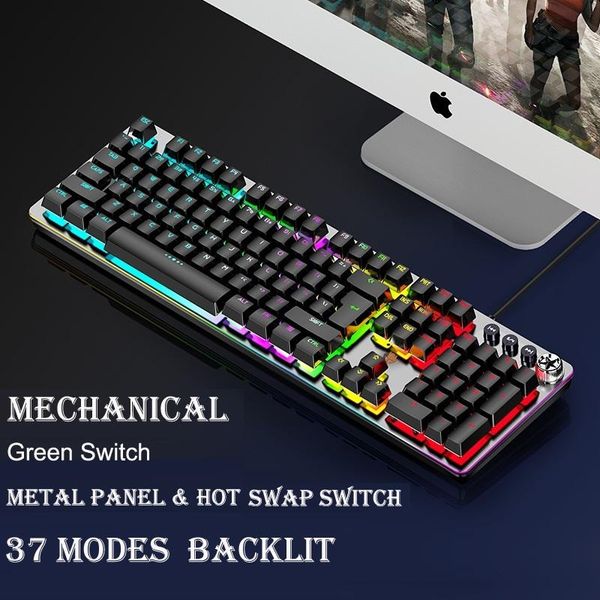 keyboards gaming keyboard with green axis usb wired mechanical for pc notebook interactive dynamic backlight kyboard
keyboards gaming keyboard with green axis usb wired mechanical for pc notebook interactive dynamic backlight kyboard