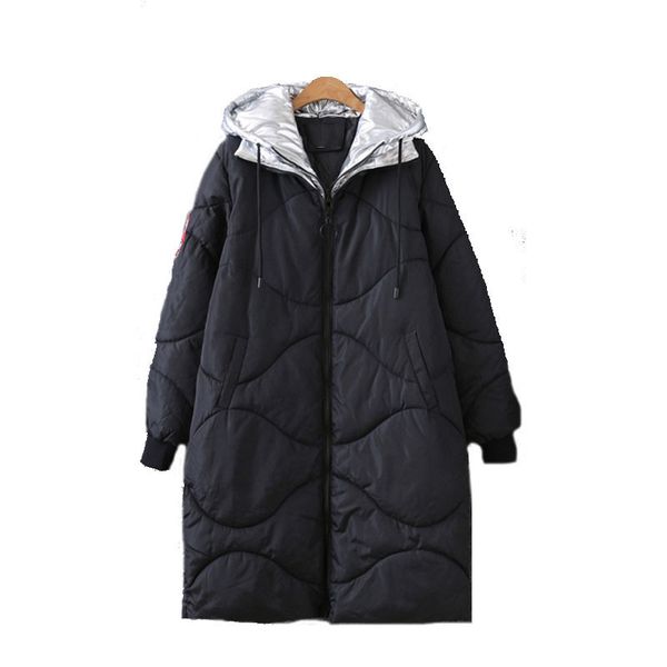 more size simple woman warm coat parkas female winter jacket 7ao8, Black
more size simple woman warm coat parkas female winter jacket 7ao8, Black