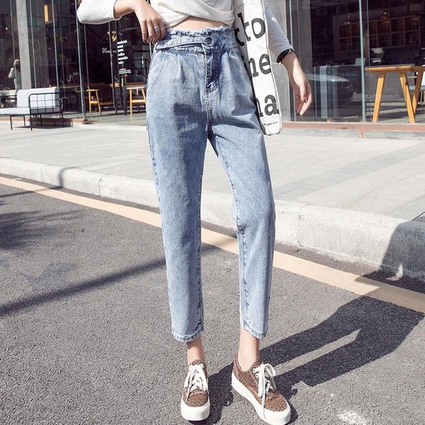 women's jeans women high waist slim elastic push up hips knitted denim pants zipper solid tassel female casual trousers, Blue
women's jeans women high waist slim elastic push up hips knitted denim pants zipper solid tassel female casual trousers, Blue
