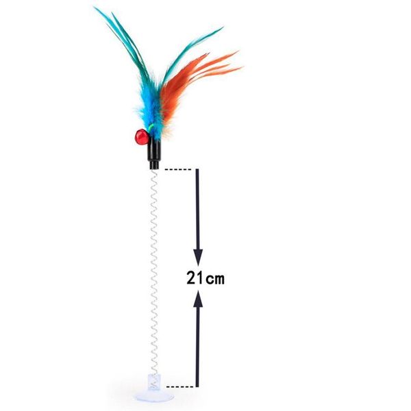 1pc cat toy funny interactive suction spring cat toy cat feather wand teaser pet interactive supplies favor rand jlltda
1pc cat toy funny interactive suction spring cat toy cat feather wand teaser pet interactive supplies favor rand jlltda