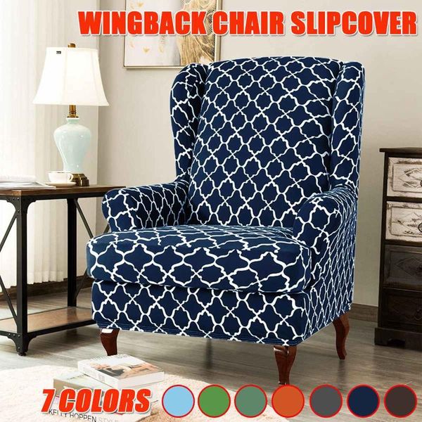 wing back chair cover spandex stretch slipcovers for office chairs stylish 2 piece set with elastic band 
wing back chair cover spandex stretch slipcovers for office chairs stylish 2 piece set with elastic band