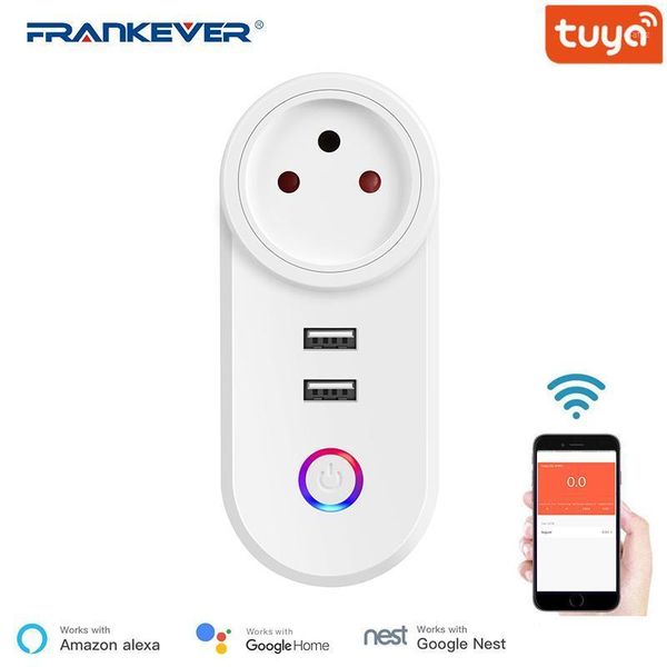 frankever tuya 16a israel wifi smart plug with dual usb ports max 3800w surge protector socket work with alexa google home1
frankever tuya 16a israel wifi smart plug with dual usb ports max 3800w surge protector socket work with alexa google home1