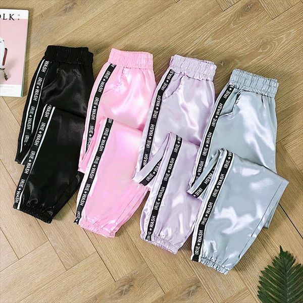 calofe big pocket satin highlight loose pants women glossy sport ribbon trousers bf harajuku joggers womens sports pants, Black;white
calofe big pocket satin highlight loose pants women glossy sport ribbon trousers bf harajuku joggers womens sports pants, Black;white