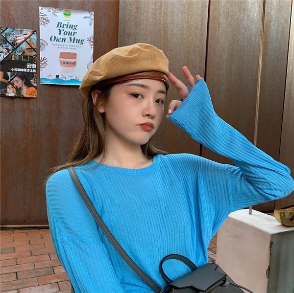 berets autumn and winter beret suede all-match women hat england concave shape street pography painter tide pink, Blue;gray
berets autumn and winter beret suede all-match women hat england concave shape street pography painter tide pink, Blue;gray