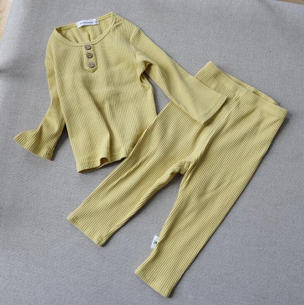 clothing sets 2021 girls boys 2 pcs set ribbed t shirt+ long pants autumn winter cotton fashion kids pajama suits 0-7 years ql811, White
clothing sets 2021 girls boys 2 pcs set ribbed t shirt+ long pants autumn winter cotton fashion kids pajama suits 0-7 years ql811, White