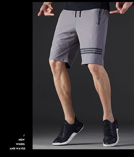 men's shorts 2020 summer trend: chinese loose fashion brand sports work clothes five point casual pants, White;black
men's shorts 2020 summer trend: chinese loose fashion brand sports work clothes five point casual pants, White;black