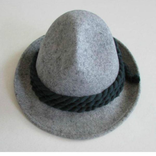 wide brim hats x061 woolen fedora male original 100% wool ghost knitting rope hat adjust, Blue;gray
wide brim hats x061 woolen fedora male original 100% wool ghost knitting rope hat adjust, Blue;gray