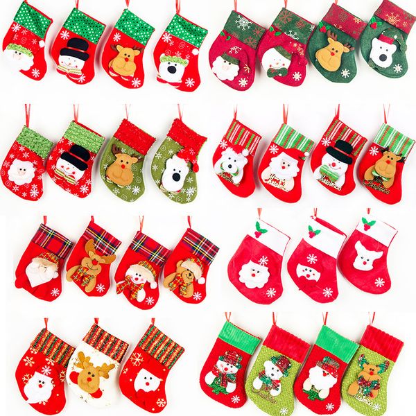ic43sock multi mini styles santa claus christmas stocking candy gift bag xmas tree hanging pendant drop ornaments decoration 
ic43sock multi mini styles santa claus christmas stocking candy gift bag xmas tree hanging pendant drop ornaments decoration
