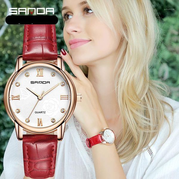 sanda brand women watches ladies luxury crystal dress wrist watch leather female quartz clock relogio feminino montre femme1, Slivery;brown
sanda brand women watches ladies luxury crystal dress wrist watch leather female quartz clock relogio feminino montre femme1, Slivery;brown