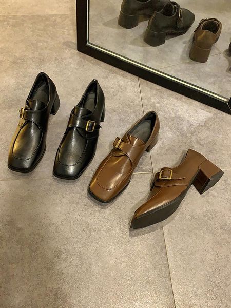 womens derby shoes british style loafers with fur casual female sneakers modis all-match autumn square toe leather new preppy, Black
womens derby shoes british style loafers with fur casual female sneakers modis all-match autumn square toe leather new preppy, Black