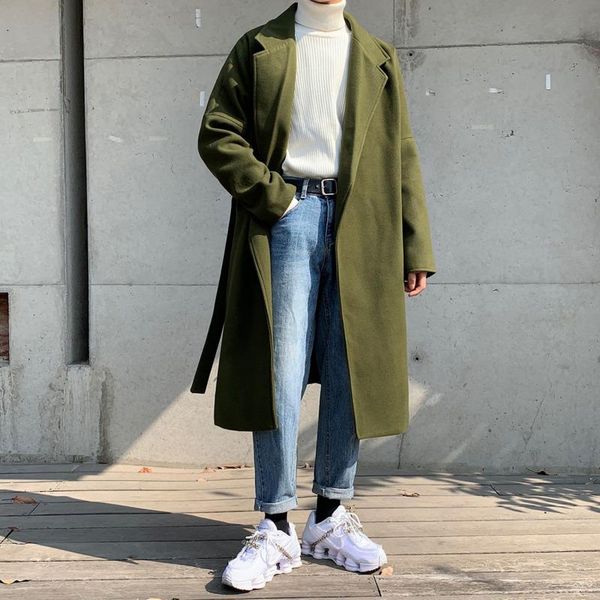 winter plus cotton thick woolen coat men's warm fashion casual long woolen coat men korean oversize mens overcoat, Black
winter plus cotton thick woolen coat men's warm fashion casual long woolen coat men korean oversize mens overcoat, Black
