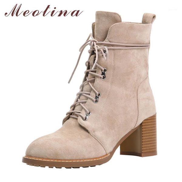 boots meotina winter ankle women kid suede thick high heel short zipper round toe shoes female autumn black size 34-391
boots meotina winter ankle women kid suede thick high heel short zipper round toe shoes female autumn black size 34-391