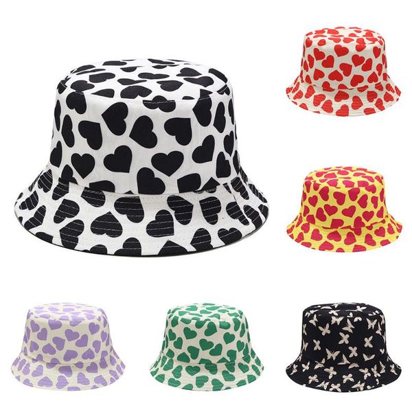 25# fisherman's hat love print reversible double-side-wear hat summer travel bucket beach sun sun protection casual, Blue;gray
25# fisherman's hat love print reversible double-side-wear hat summer travel bucket beach sun sun protection casual, Blue;gray