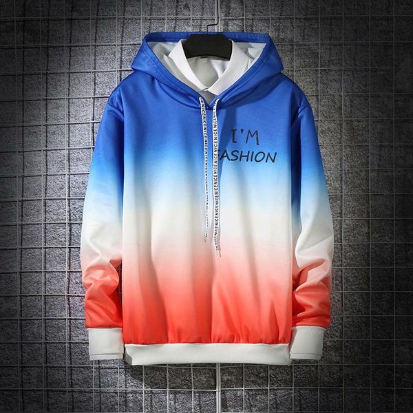 spring autumn fashion men's hoodies hip hop style gradient hooded sweatshirts male casual trend men clothing jogger hoodie men, Black
spring autumn fashion men's hoodies hip hop style gradient hooded sweatshirts male casual trend men clothing jogger hoodie men, Black