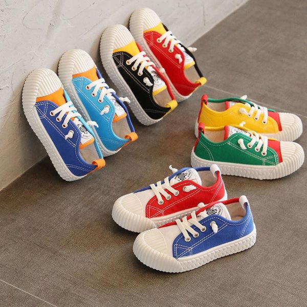 athletic & outdoor 2021 children color matching canvas shoes elastic band student for boys girls soft bottom sneakers kids, Black
athletic & outdoor 2021 children color matching canvas shoes elastic band student for boys girls soft bottom sneakers kids, Black