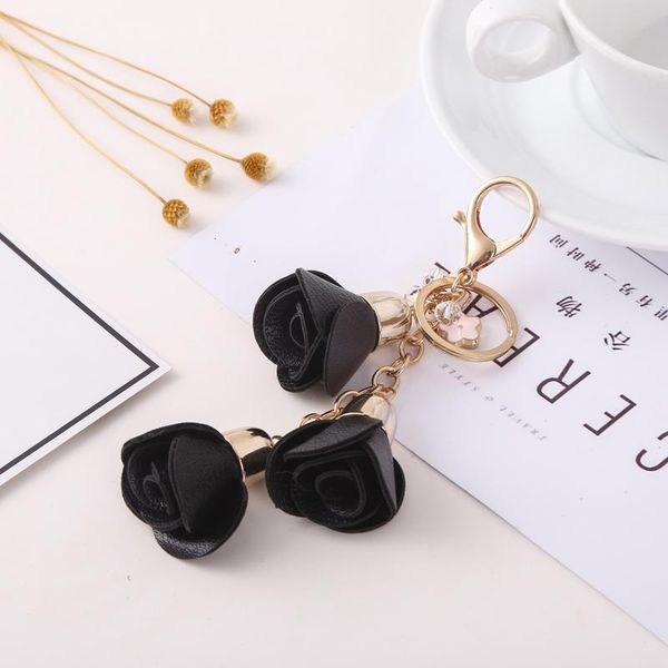leather camellia flower keychain bag pendant car key ring for women bag charm trinket accessory key ring holder eh879 h bbyobb, Silver
leather camellia flower keychain bag pendant car key ring for women bag charm trinket accessory key ring holder eh879 h bbyobb, Silver