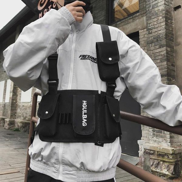 men's breastplate hip hop streetwear streetwear feature pack tactical chest bag cross backpack new fashion wais
men's breastplate hip hop streetwear streetwear feature pack tactical chest bag cross backpack new fashion wais