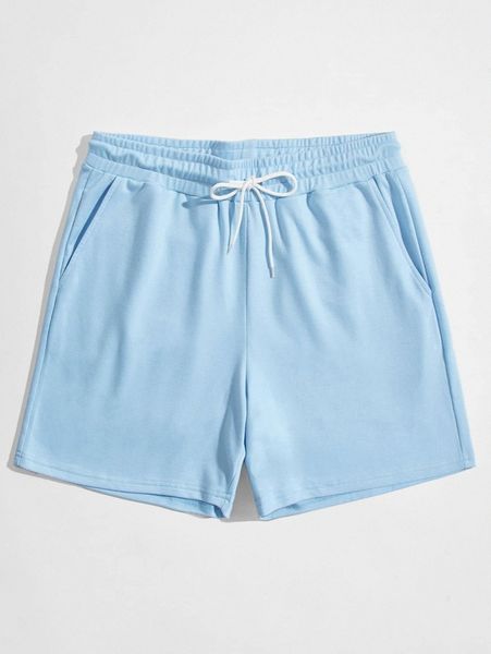 men slant pocket track shorts u5mq#, Black