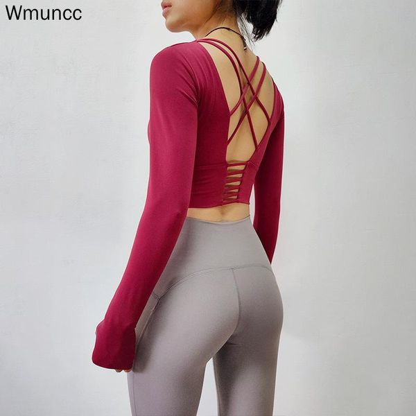 yoga outfits wmuncc women long sleeve shirts sport fitness gym wear running t-shirt beautiful back workout stretchy cross-back, White;red
yoga outfits wmuncc women long sleeve shirts sport fitness gym wear running t-shirt beautiful back workout stretchy cross-back, White;red
