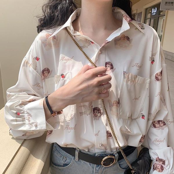 harajuku angel print женщина рубашка винтаж элегантная блузка женщины весна 2020 фонарь рукав женская одежда свободные bf рубашки блузки, White
harajuku angel print женщина рубашка винтаж элегантная блузка женщины весна 2020 фонарь рукав женская одежда свободные bf рубашки блузки, White