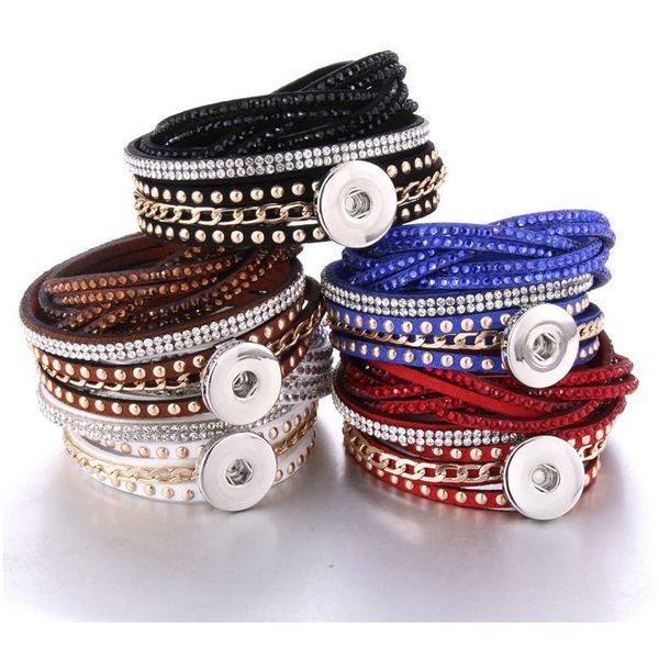 2019 new snap button bracelet bangle snap leather bracelet retro handmade braided leather bracelet fit 18mm snap buttons bbymps, Golden;silver
2019 new snap button bracelet bangle snap leather bracelet retro handmade braided leather bracelet fit 18mm snap buttons bbymps, Golden;silver