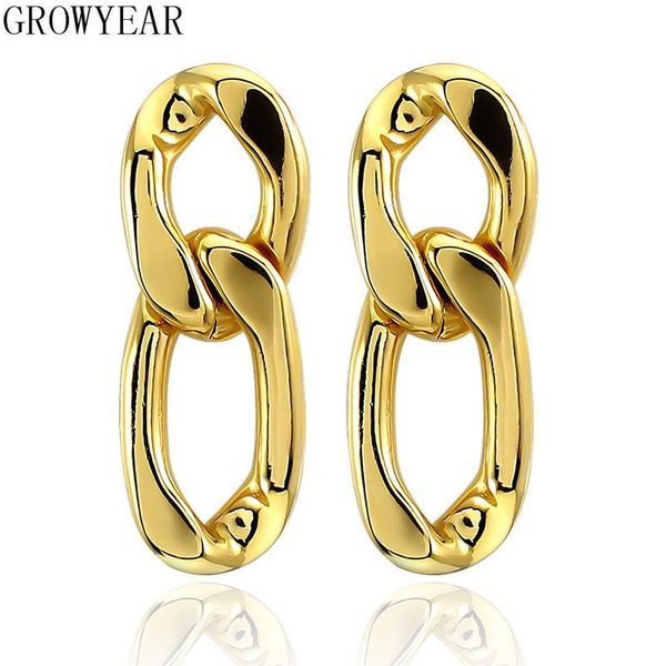 european style stainless steel oval shape link 42mm long tassel stud earrings punky geometric color gold earrings for women, Golden;silver
european style stainless steel oval shape link 42mm long tassel stud earrings punky geometric color gold earrings for women, Golden;silver