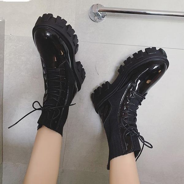 couro patente preto plataforma de alta moda feminina martin botas femininas 2020 antiderrapante wear-resistant sole ankle boots 796z, Black
couro patente preto plataforma de alta moda feminina martin botas femininas 2020 antiderrapante wear-resistant sole ankle boots 796z, Black