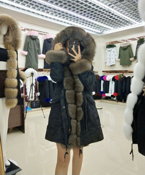 rex royal women rabbit parka coat with fox fur collar and female long-sleeved jacket deployable hood lining uebn, Black
rex royal women rabbit parka coat with fox fur collar and female long-sleeved jacket deployable hood lining uebn, Black