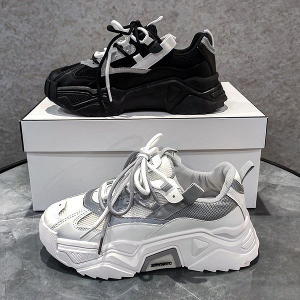 women's autumn 2020 new green feet showing small thick soled daddy versatile sports shoes ins, Black
women's autumn 2020 new green feet showing small thick soled daddy versatile sports shoes ins, Black