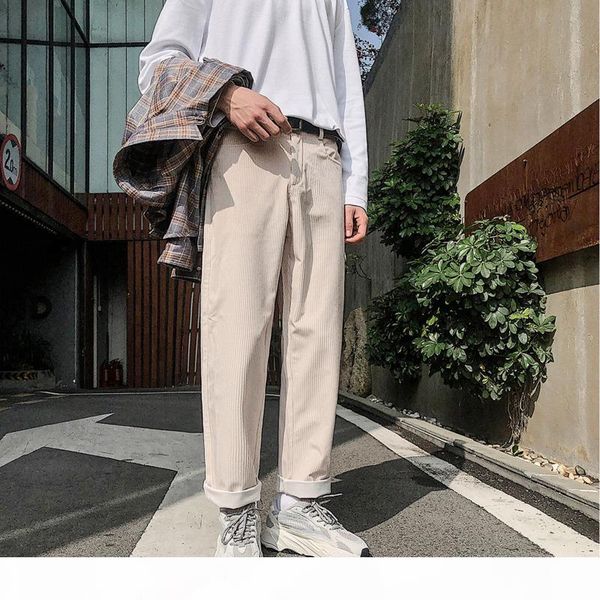 spring new corduroy брюки мужчины мода ретро сплошные цвета повседневная брюки человек улица улавная одежда хип-хоп свободные прятки сфальни, Black
spring new corduroy брюки мужчины мода ретро сплошные цвета повседневная брюки человек улица улавная одежда хип-хоп свободные прятки сфальни, Black