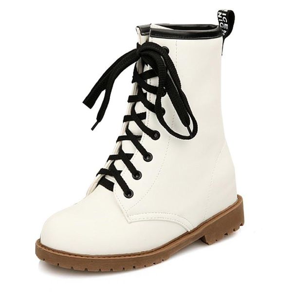 winter martin boots for women lace-up mid-calf snow boots waterproof candy color warm shoes woman plus size 34-43 xkd2091, Black
winter martin boots for women lace-up mid-calf snow boots waterproof candy color warm shoes woman plus size 34-43 xkd2091, Black