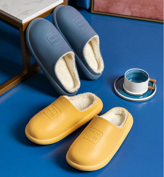 women's slippers eva waterproof and warm cotton slippers home female non-slip home wear winter indoor couple cotton shoes, Black
women's slippers eva waterproof and warm cotton slippers home female non-slip home wear winter indoor couple cotton shoes, Black